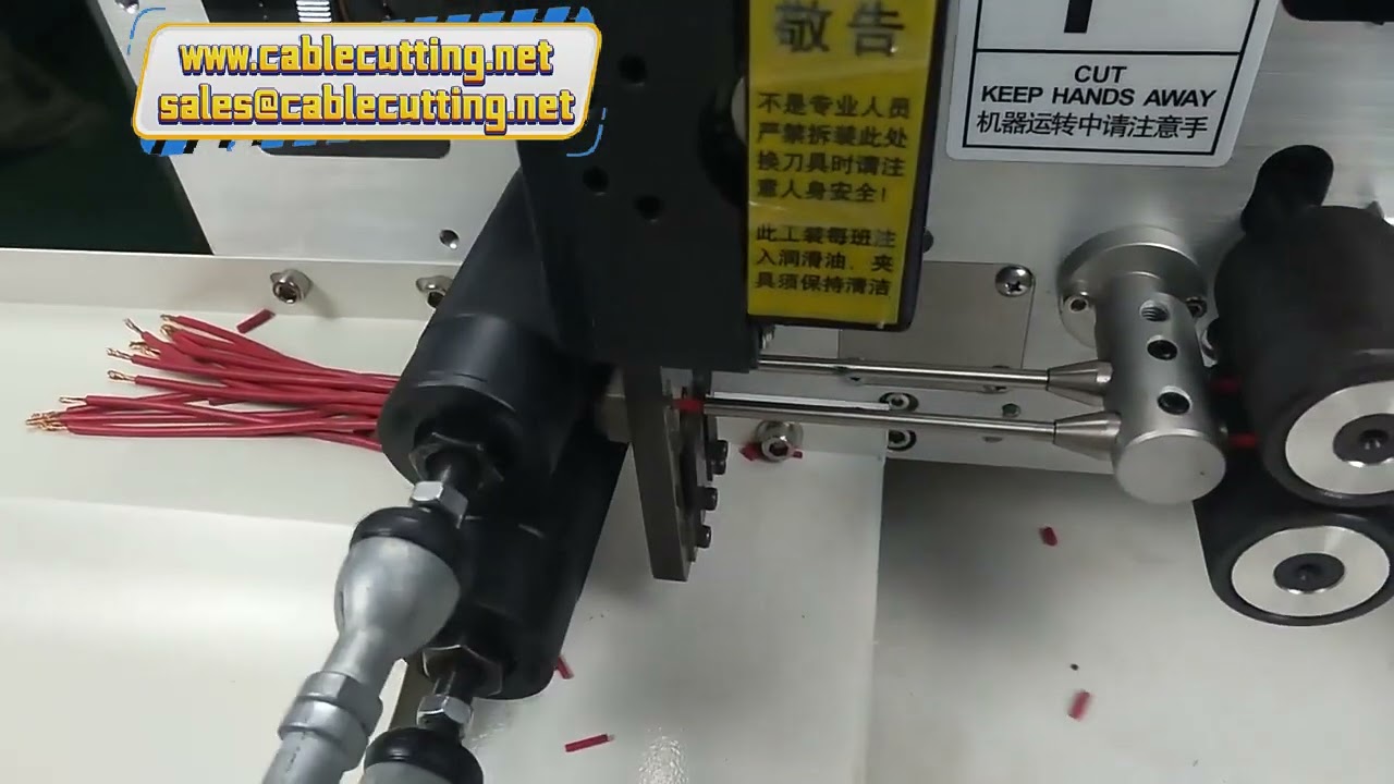 Double Wire Feeding Wire Cutting Stripping and Twisting Machine for 2.5 to 4 sq mm Cable