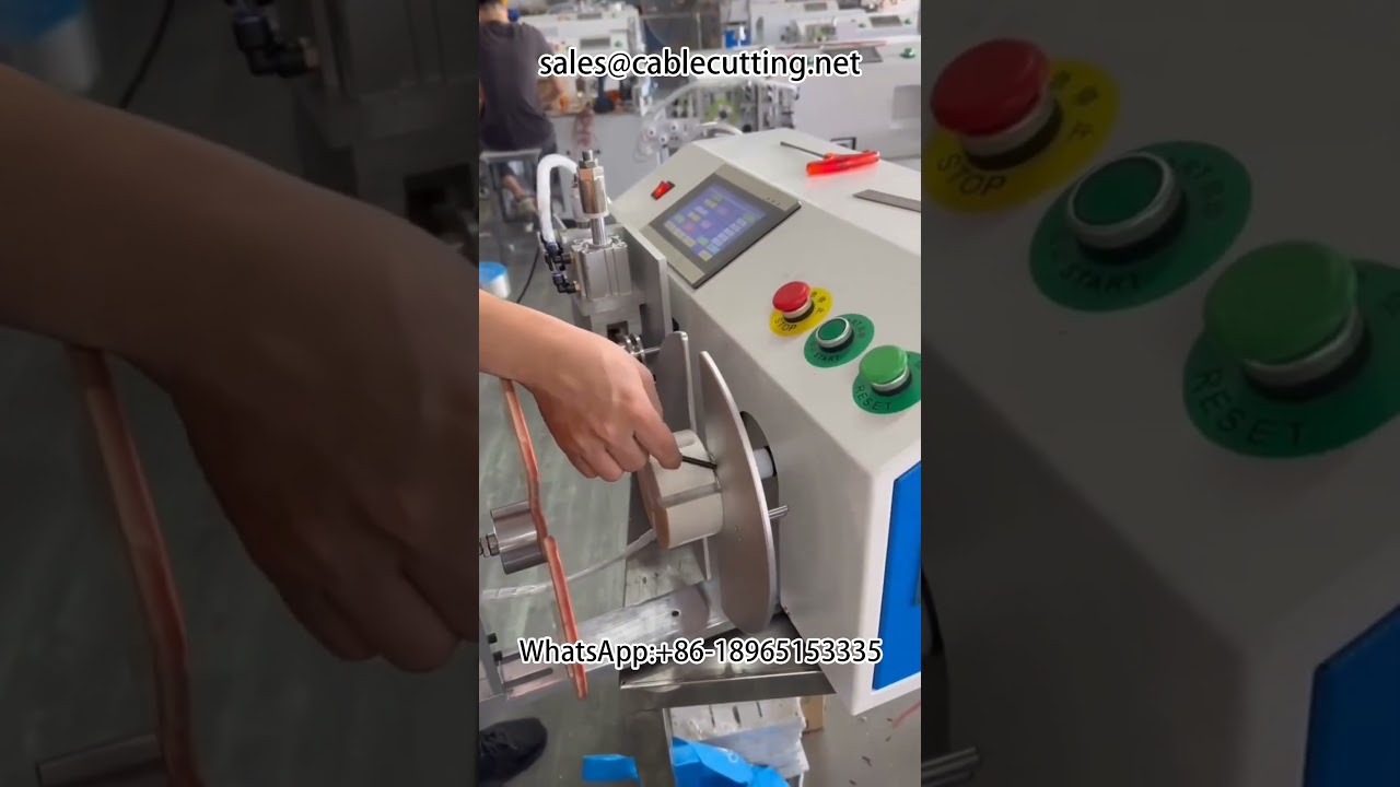 Wire and Cable Winding Machine with Meter Counting, Row Positioning, Cutting, and Tying