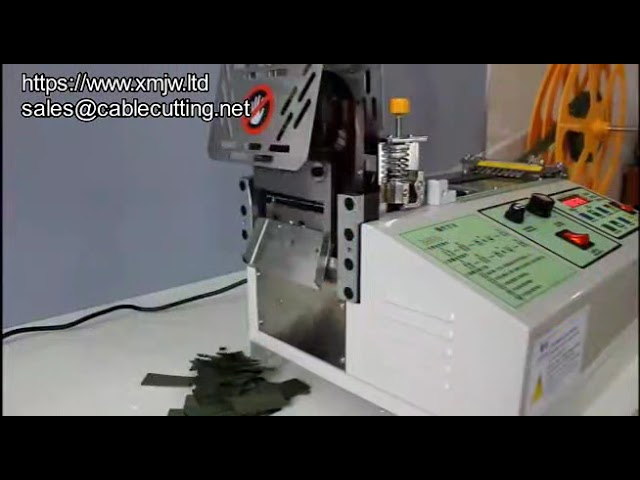 Automatic Hot Knife Webbing Cutting Machine with Hot Blade Ribbon Sealing Edge