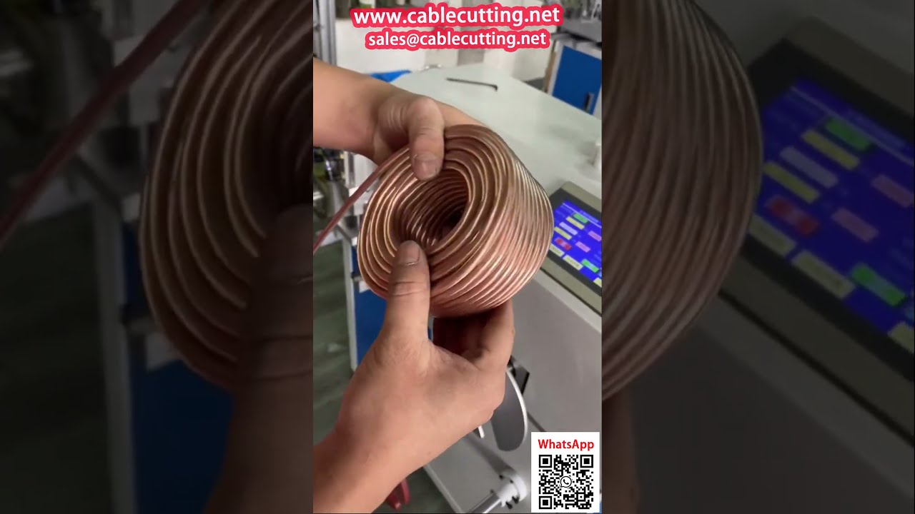 大・小コイル対応！自動巻き取り・整列・計数機（自動ワイヤー巻き戻し機）