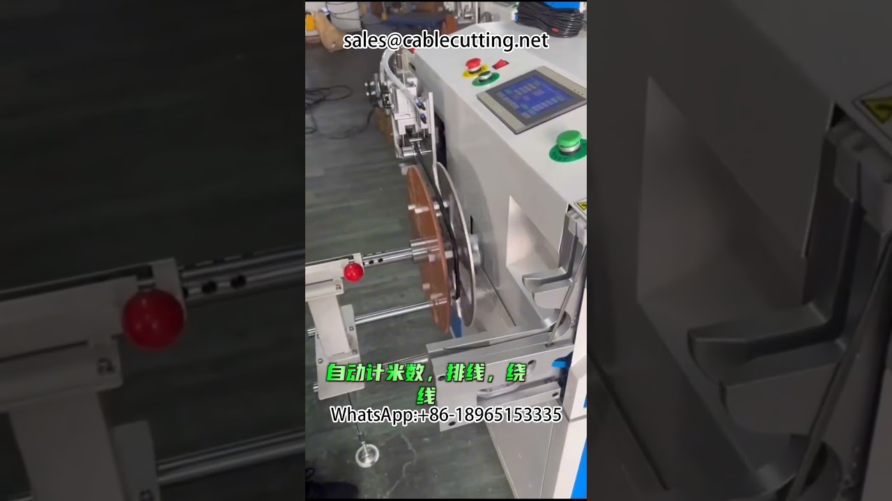 Automatic Meter Counting, Row Cutting, Winding, and Tying Machine