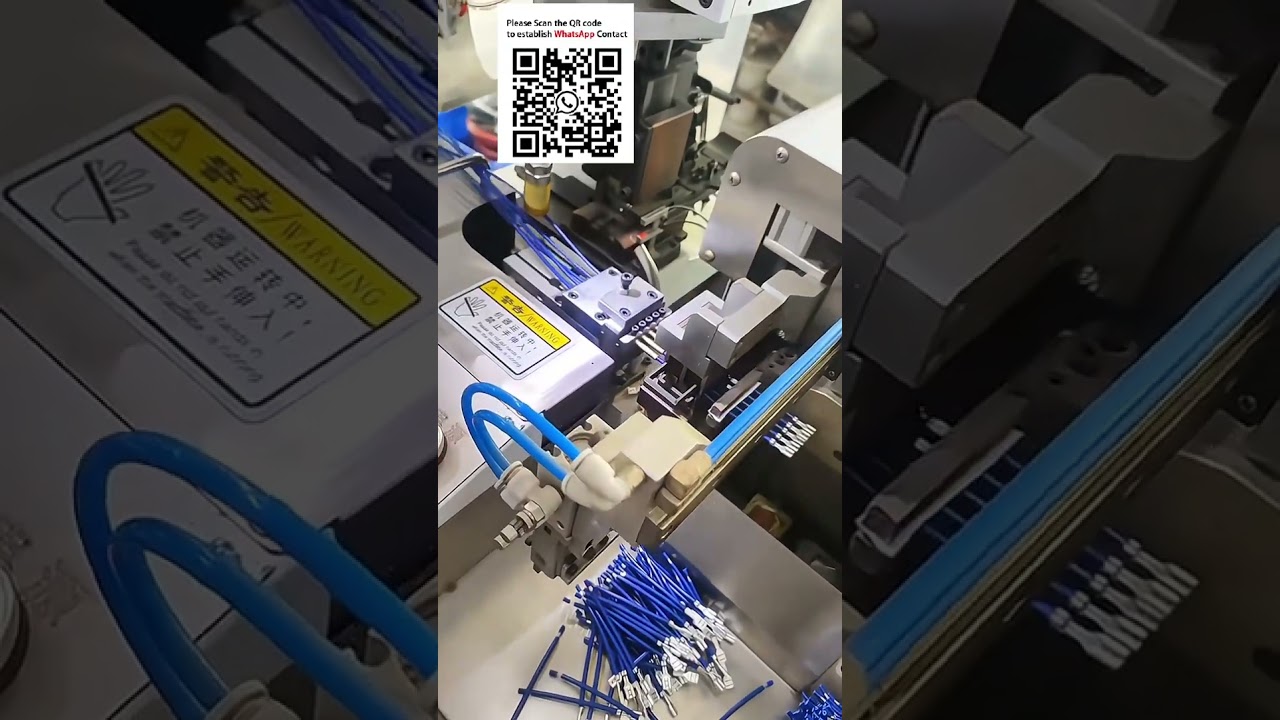 16-Station Automated 5-Wire Processing Machine | Crimp, Strip, and Tin #EV Harness Equipment