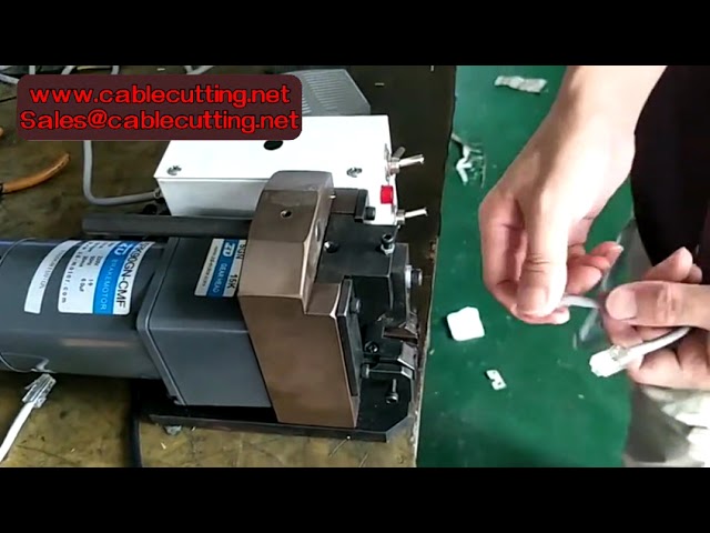 Automatic 8P8C Network LAN Internet Wire Crimping Machine for RJ-45 RJ-11 Cat6 Cable