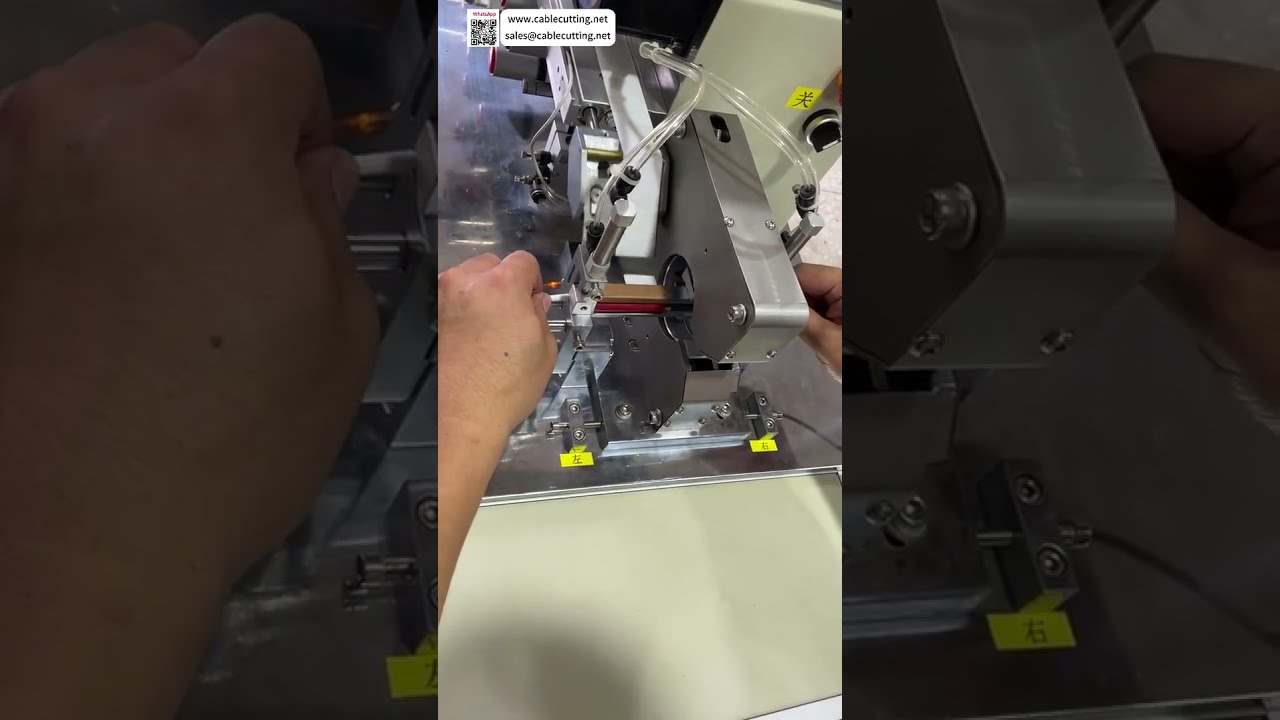 Fixed Length Wire Rolling Label Machine  Precision Wrap Around Tag Application Processing - Shorts