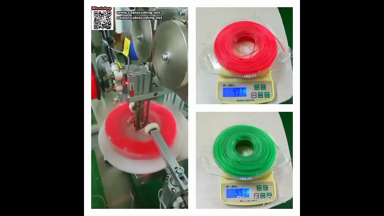 High Efficiency Vertical Pound Spool Blister Packaging Machine for Trimmer Line - Shorts
