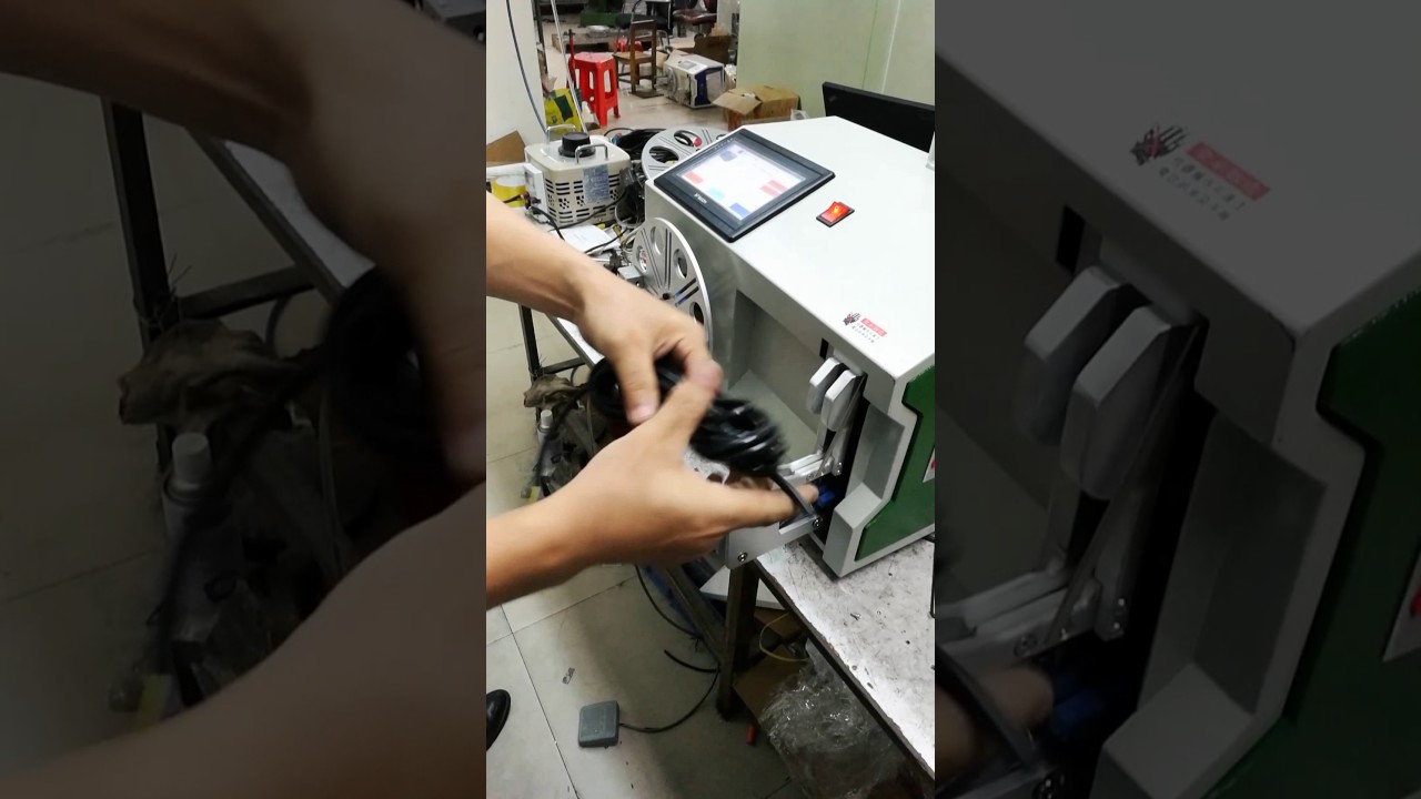 高品質自動コイル巻線機 | 効率的なケーブル生産に最適