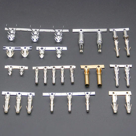 Hardware Stainless Steel Copper Stamping Parts Male and Female Termina