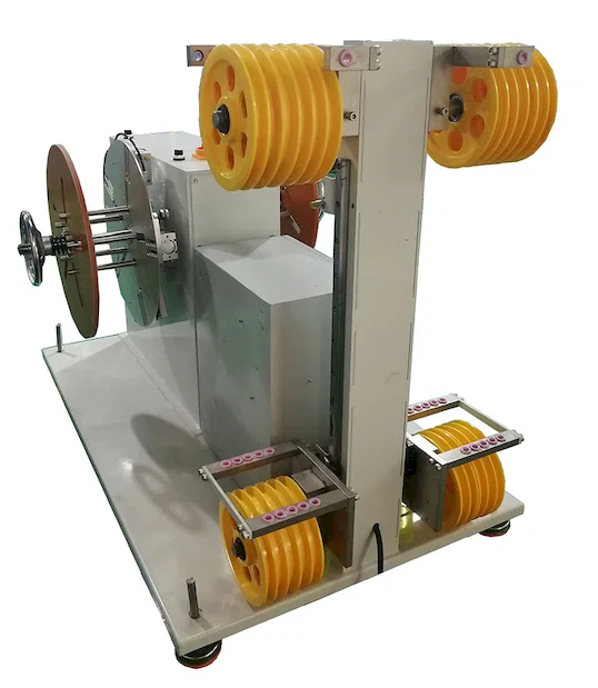 Large double tie type automatic meter cutting wire stripping machine